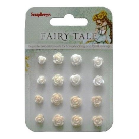 Ozdoby żywiczne ScrapBerry's Naklejki Fairy Tales 3, 16szt